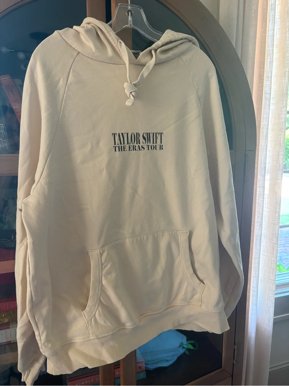 Taylor Swift The Eras Tour Cream Hoodie Size L